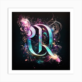 Letter Q 2 Art Print