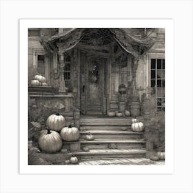 Haunted House 7 Art Print