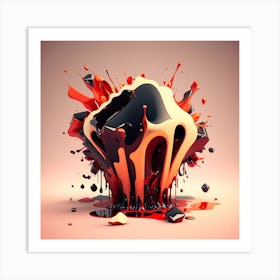 Splatter Art Art Print