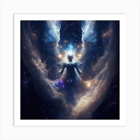 Angel In Space Art Print