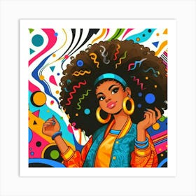 Afro Girl 8 Póster