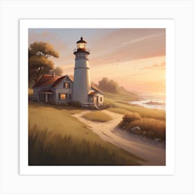 Lighthouse Art Print