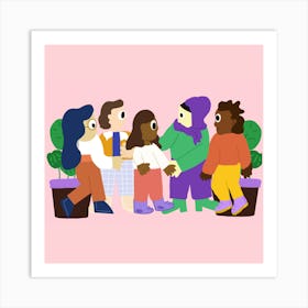 Group Of People Art Print