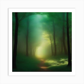 Mystical Forest Retreat 2 Art Print