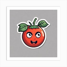 Tomato Sticker 2 Art Print