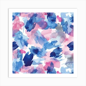 Watercolor Splashes 2 Art Print