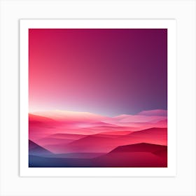 Abstract Landscape 1 Art Print