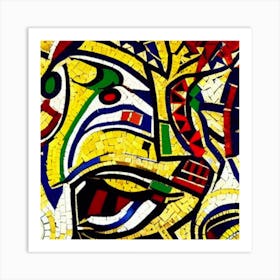 Mosaic Painting Art Print