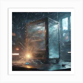 Broken Glass Cabinet Art Print