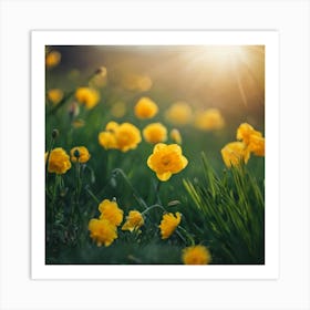 Yellow Daffodils 1 Art Print