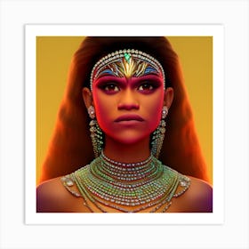 Afro-American Woman Art Print