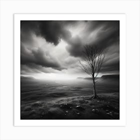 Lone Tree Dreamscape 5 Art Print