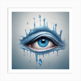 Blue Eye Art Print