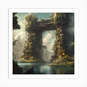 Fantasy Castle 42 Art Print