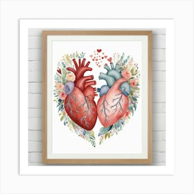 Default Heart To Heart Nursery Art Print 1 Art Print