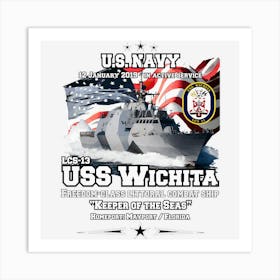 Uss Wichita (Lcs 13) Freedom Class Littoral Combat Ship Art Print