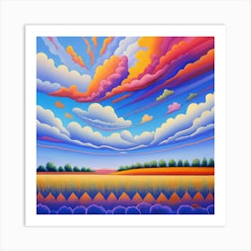 Clouds In The Sky Art Print