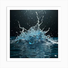 Water Splash 1 Art Print