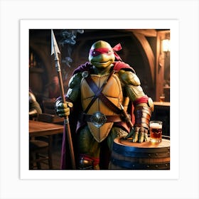 Turtle Warrior 1 Art Print