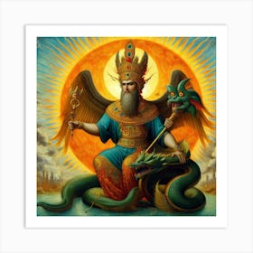 God Of The Sun Art Print