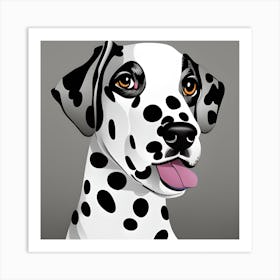 Adorable Dalmatian Art Print
