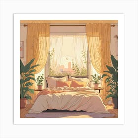 Bedroom Art Print Art Print