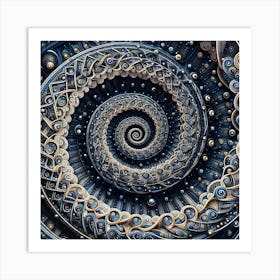 Spiral Spiral Spiral Art Print