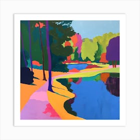 Abstract Park Collection Hyde Park Sydney Australia 2 Art Print