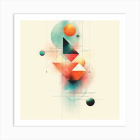 Abstract Geometric Painting Art Print