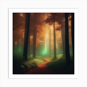 Mystical Forest Retreat 23 Art Print