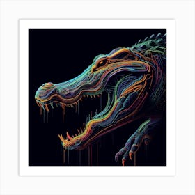 Alligator Art Print