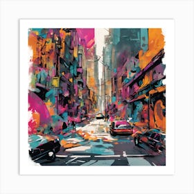 Street Art Art Print