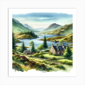 Scottish Countryside 1 Art Print