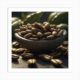 Coffee Beans In A Bowl 18 Art Print