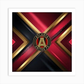 Atlanta United FC Logo Wall Art 4 Art Print