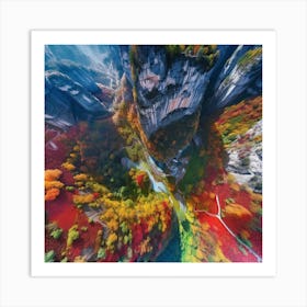 Autumn In The Mountains Art Print