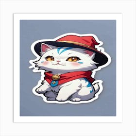 Kitty Cat Art Print