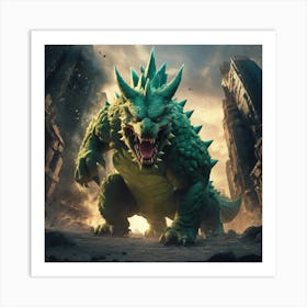 Godzilla Art Print