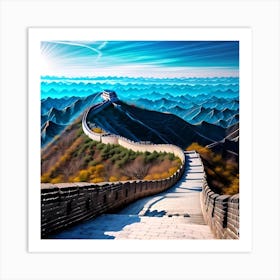 Great Wall Of China Art Print