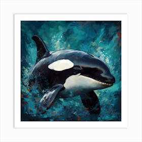 Orca Whale 1 Art Print