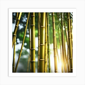 Bamboo Stock Videos & Royalty-Free Footage Art Print
