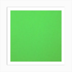 Green Background Art Print