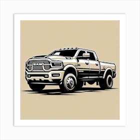 Ram 3500 Art Print