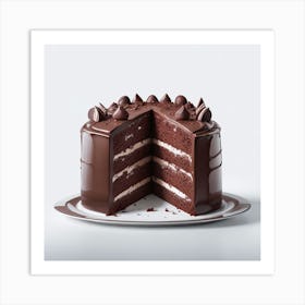 Chocolate Cake 1 Art Print