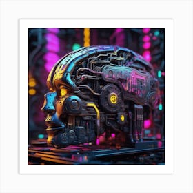 Futuristic Art 8 Art Print