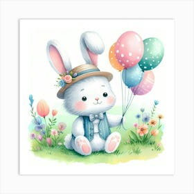 Easter Bunny Art Print