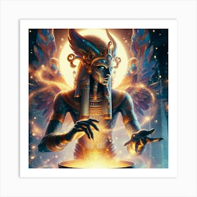 Egyptian God 4 Art Print