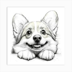 Welsh Corgi 1 Art Print