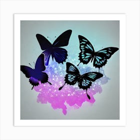 Butterfly Stock Videos & Royalty-Free Footage 4 Art Print