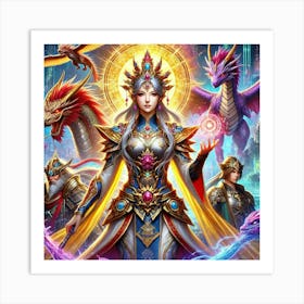 Empress Lian Joins The Alliance Art Print